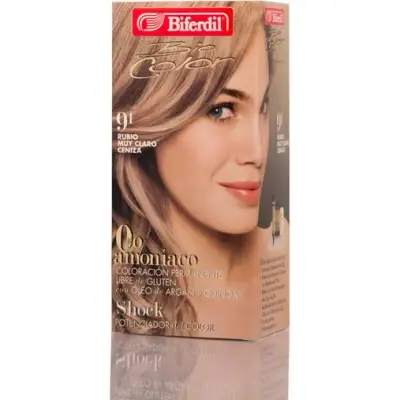 Tintura Capilar Biferdil Biocol 0% Amonia Tono 9.1