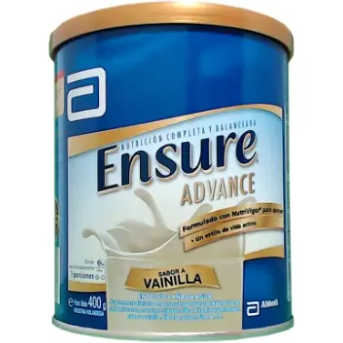 Suplemento Nutricional Ensure Advance Vainilla en Polvo 400 g