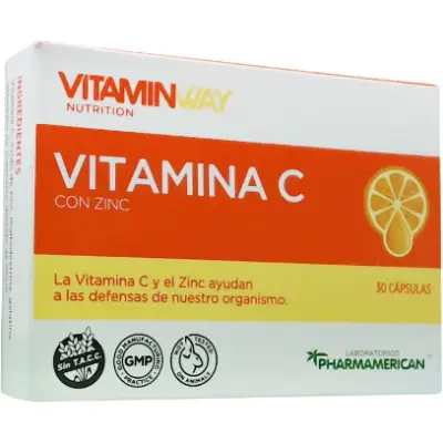 Suplemento Dietario Vitamin Way Vitamina C 3 Blísters x 10 Comprimidos