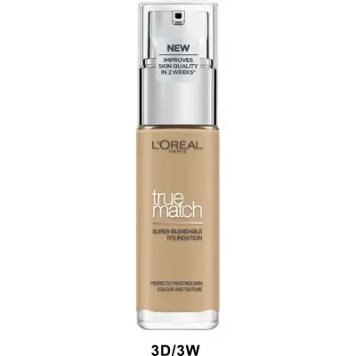 Base de Maquillaje L'Oréal True Match Tono D3