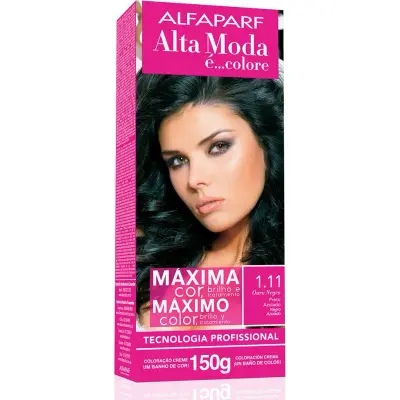 Kit de Coloración Alta Moda Color Tono 1.11