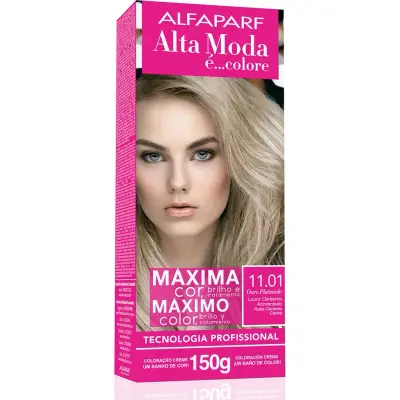 Kit de Coloración Capilar Alta Moda Tono 11.01