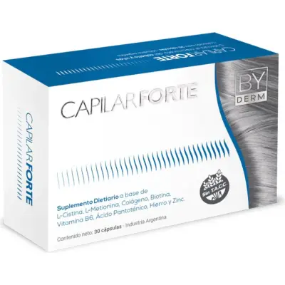 Suplemento Capilar Byderm Forte Aminoácidos x30 Comprimidos