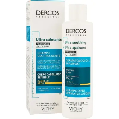 Shampoo Vichy Dercos Ultracalmante Cabello Seco 200 ml