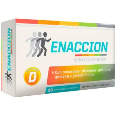 Enaccion Suplemento Dietario 30 Comprimidos