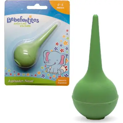 Aspirador Nasal de Goma Bebefantitos