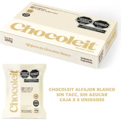 Alfajor Chocoleit Chocolate Blanco