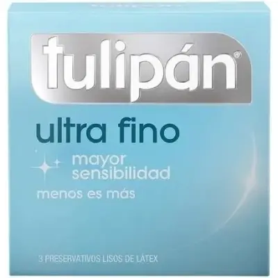 Preservativos Tulipán Superfino x 3
