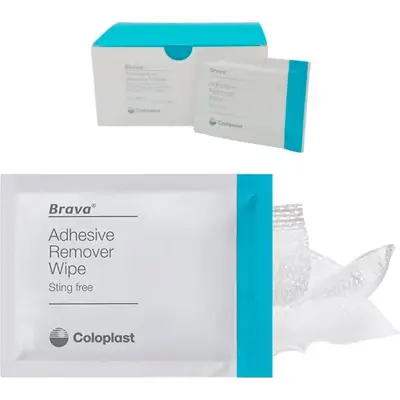 Brava Removedor de Adhesivo en Toallitas Coloplast