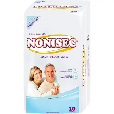 Apósitos para Incontinencia Nonisec Fuerte x10