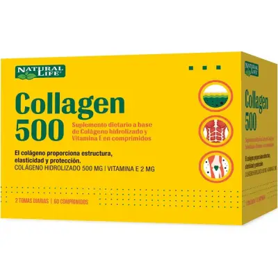 Colágeno Nlife 500 mg Comprimidos x60
