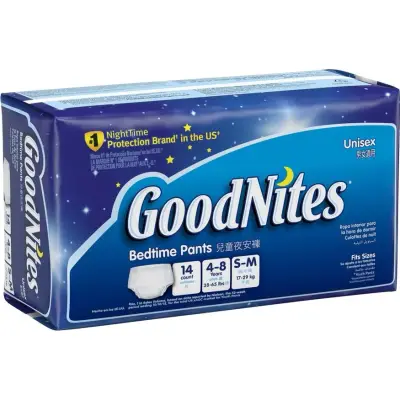 Pañales Pull-Ups GoodNites Talle S-M x14