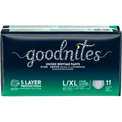 Pañales Goodnites Pull-Ups Talle L-XL x11