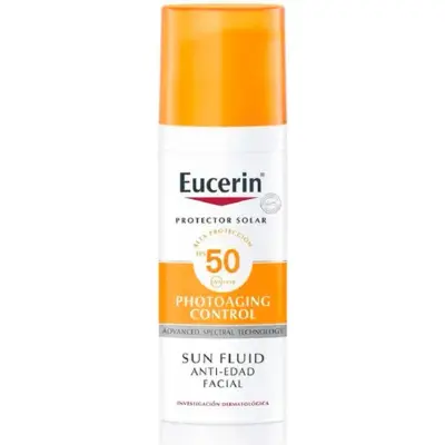 Protector Solar Eucerin Sun Fluid Anti-Edad FPS 50 50 ml