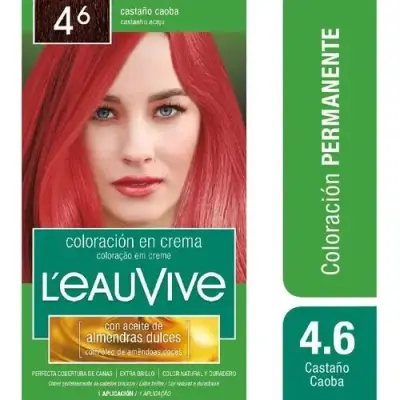 Kit de Coloración Capilar L'Eau Vive Tono 4.6