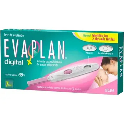 Test de Ovulación Digital Evaplan x 7 Unidades