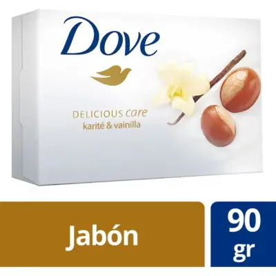 Jabón en Barra Dove Karité y Vainilla 90 g