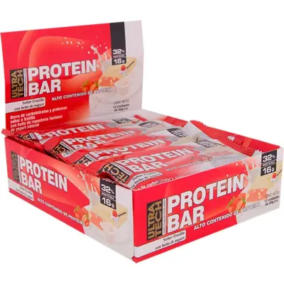 Barra de Proteína Ultra Tech Frutilla 12 u x 50 g