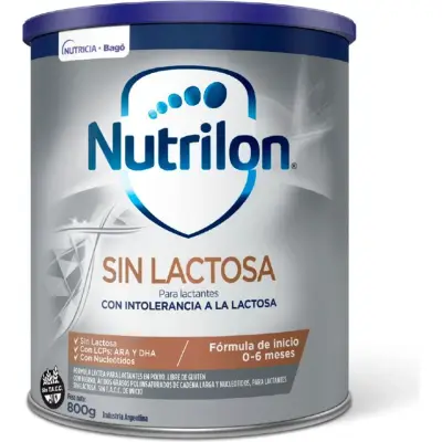 Fórmula Infantil Nutrilon Sin Lactosa LCP 800 g