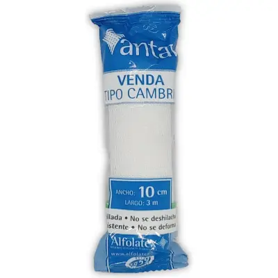 Venda Cambric Antar 10 cm x 3 m