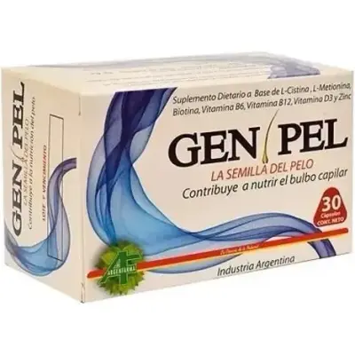 Gen-Pel Suplemento Dietario Argenfarma 30 Cápsulas