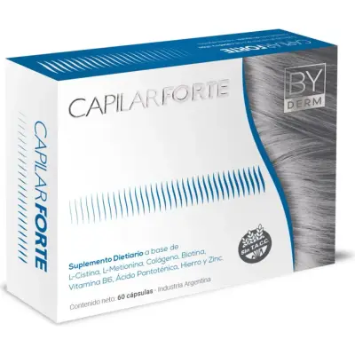 Suplemento Capilar By Derm Forte con Aminoácidos x60 Comprimidos