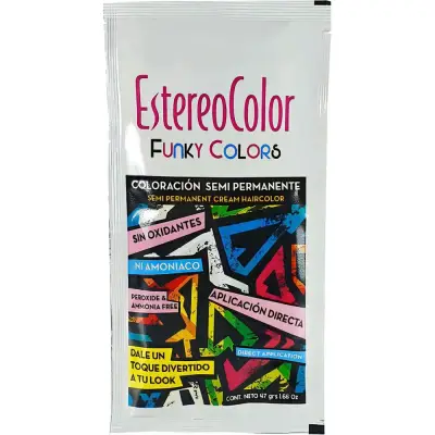 Tintura Capilar Plumari Estereocolor Funky Azul