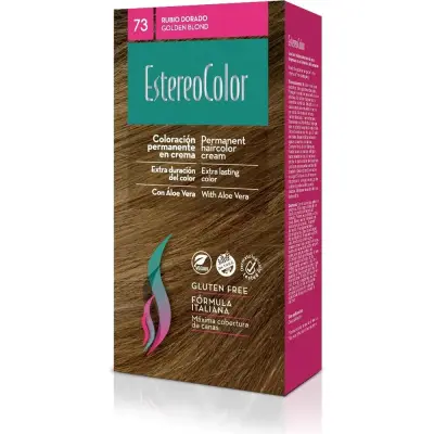 Kit de Coloración Capilar Plumari Estereocolor Tono 7.3