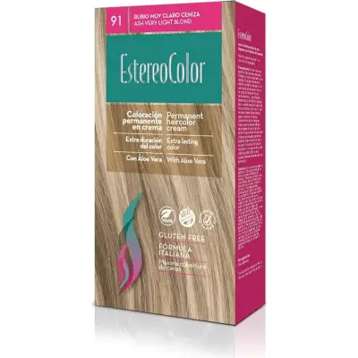 Kit de Coloración Plumari Estereocolor Tono 9.1