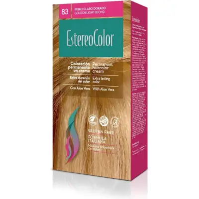 Kit de Coloración Capilar Plumari Estereocolor Tono 8.3