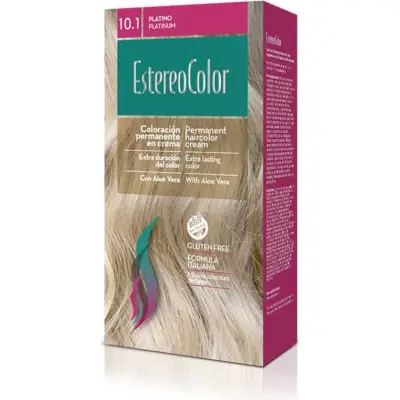 Tintura Capilar Plumari Estereocolor Kit Tono 10.1