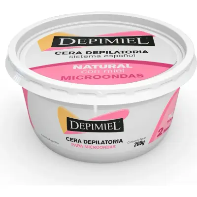 Cera Depilatoria Depimiel Natural Microondas 200 g