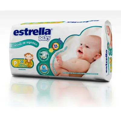 Pañales Estrella Baby Pequeño x 30