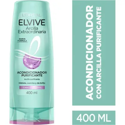 Acondicionador L'Oréal Elvive Arcilla Extraordinaria 400 ml