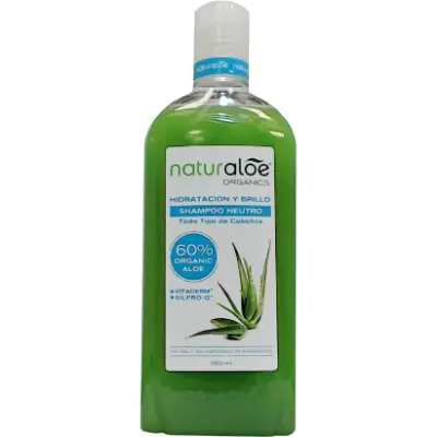 Shampoo Naturaloe Hidratación y Brillo 360 ml