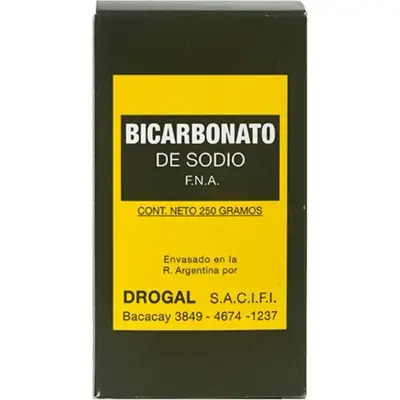 Bicarbonato de Sodio Drogal Estuche x 250 g