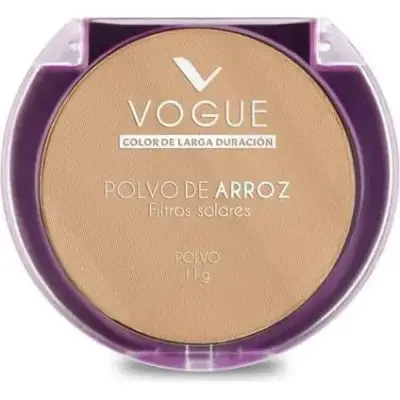 Polvo Compacto Vogue Rostro Arroz Almendra