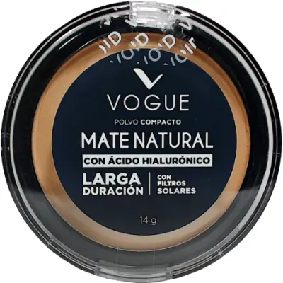 Polvo Compacto Vogue Rostro Tono Natural