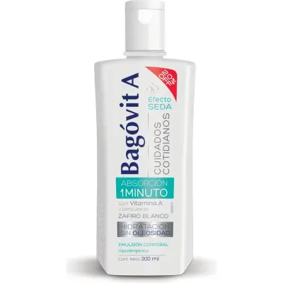 Crema Corporal Bagóvit A Cuidado Cotidiano Seda 200 g