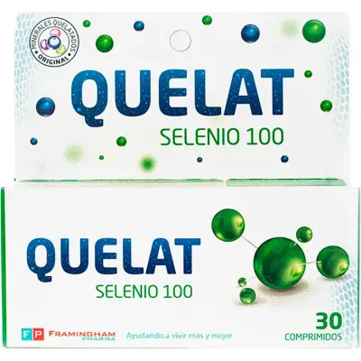 Suplemento Dietario Quelat Selenio 100 x 30 Comprimidos