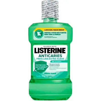 Enjuague Bucal Listerine Zero Anticaries 500 ml