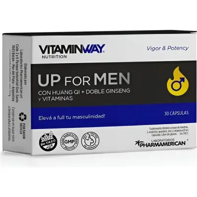 Suplemento Dietario Way Up For Men 3 Blísteres x 10 Comprimidos