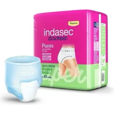 Pañal para Adulto Indasec Plus Talle Mediano x12