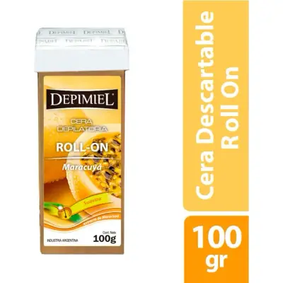 Cera Depilatoria Roll-On Depimiel Maracuyá 100 g