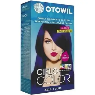 Tintura Capilar Otowil Cielo Azul 47 g x 6 Unidades