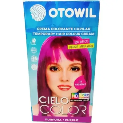 Tintura Capilar Otowil Cielo Púrpura 47 g x 6 Unidades