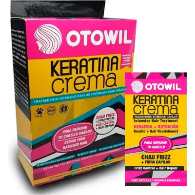 Tratamiento Capilar Reparador Otowil en Sobres 24 x 25 g