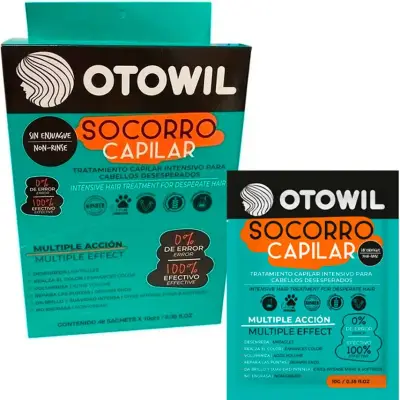 Tratamiento Capilar Otowil Socorro Capilar 48 Sobres