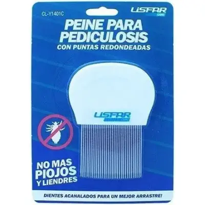 Peine para Pediculosis Lisfar de Acero Inoxidable