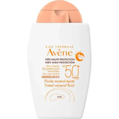 Protector Solar Avène SPF 50+ Fluido Mineral 40 ml